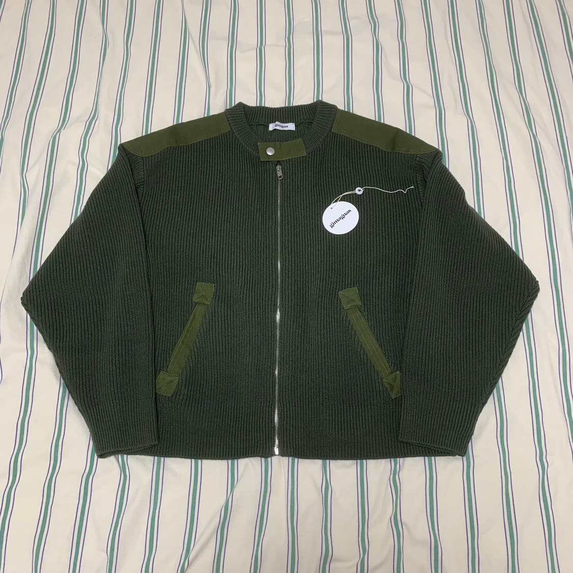 gimaguas 기마구아스 코만도 니트 집업 M 상품이미지1