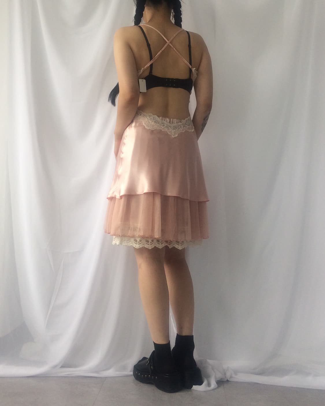 Lace trimming slip sleeveless 상품이미지8