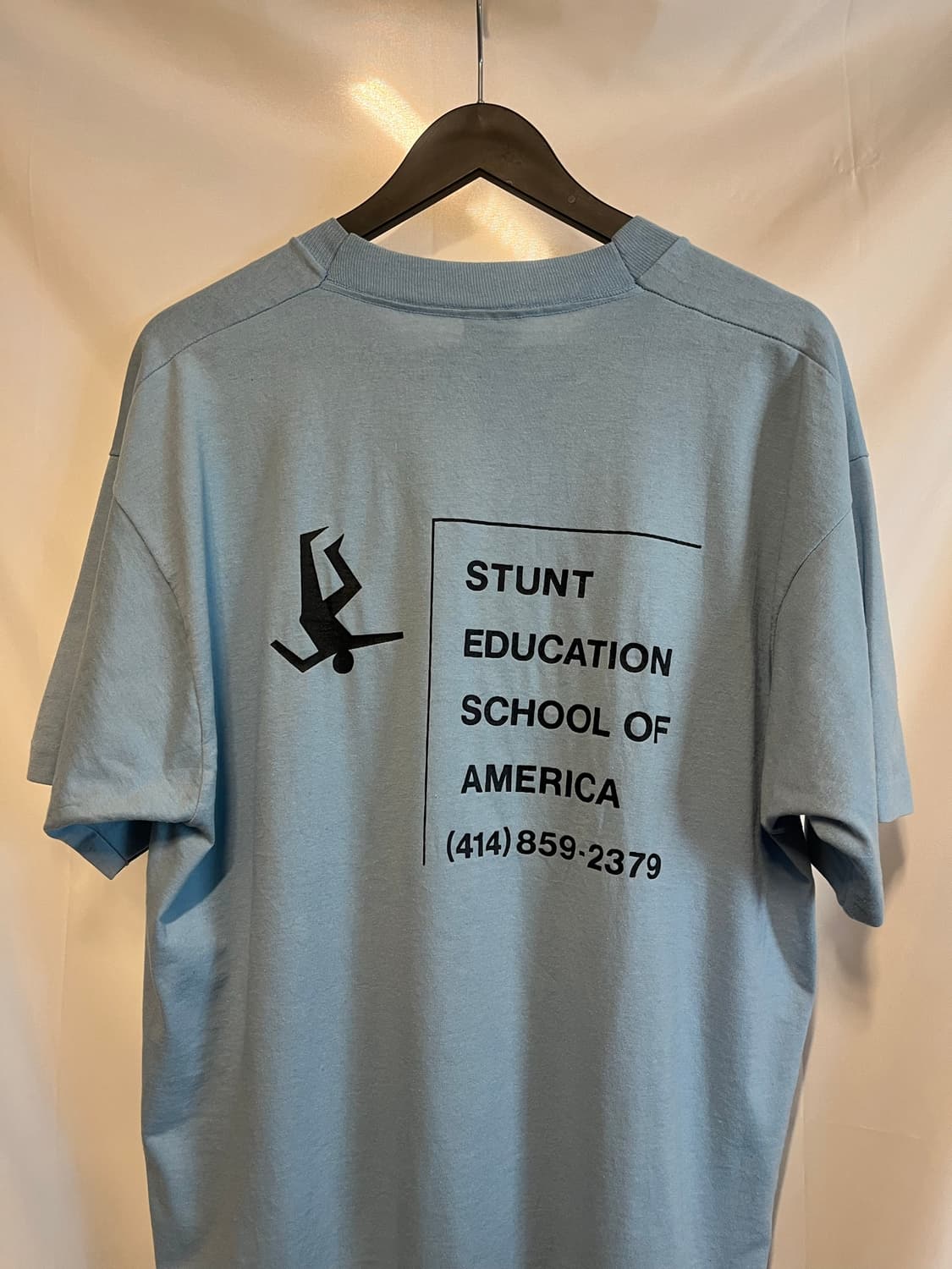 1990s STUNT EDUCATION 빈티지 USA 싱글스티치 티셔츠 상품이미지9