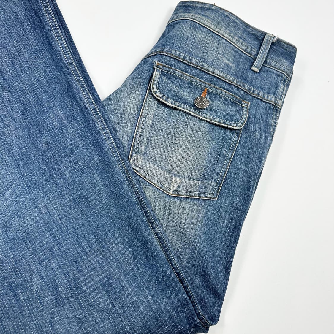 VTG 빈티지 부츠컷 로우라이즈 데님 팬츠 (34인치) 상품이미지1