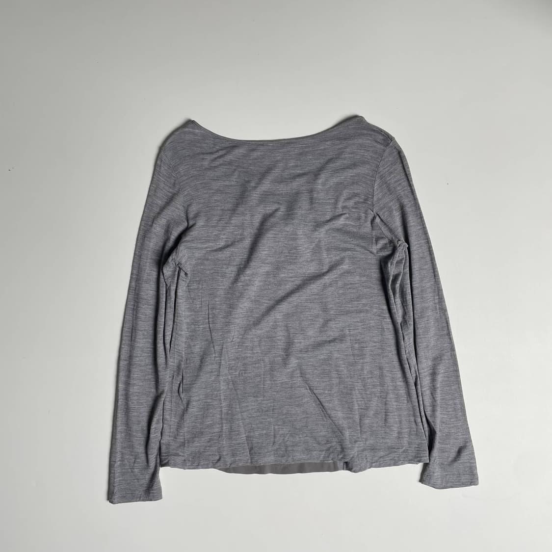 Rosso 35 리본 스트랩 울 블렌드 롱 슬리브 (italy)   상품이미지4