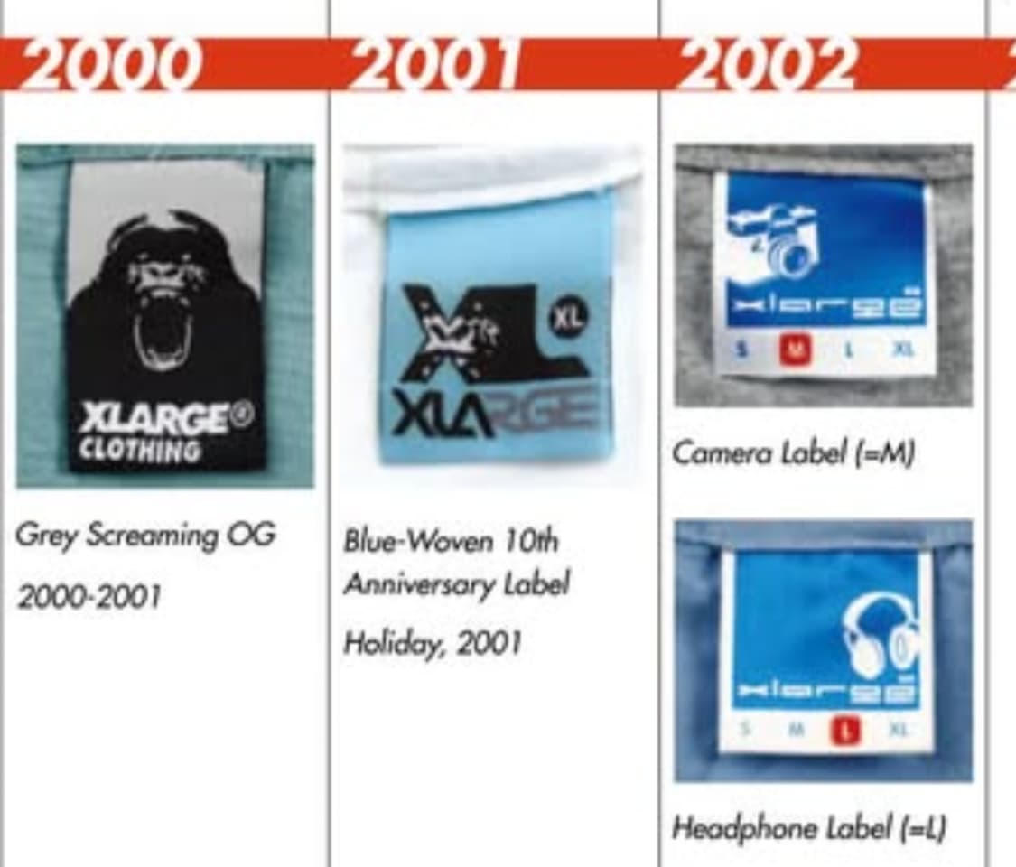 00s 빈티지 엑스라지 XLARGE 올드 후드 후드티 상품이미지10