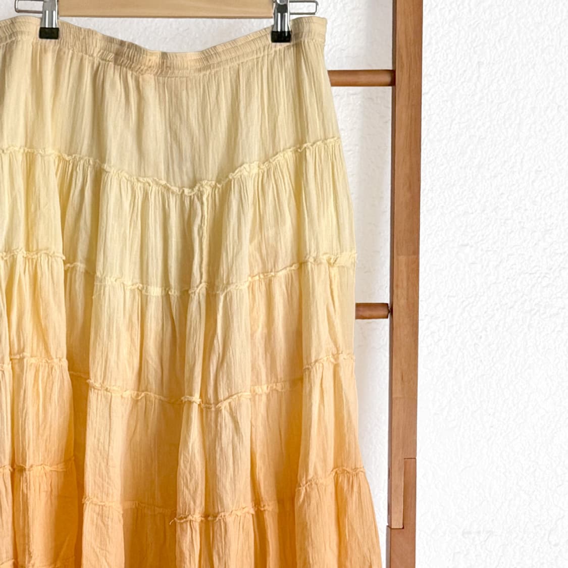 버터 옐로우 캉캉 롱 스커트 상품이미지8