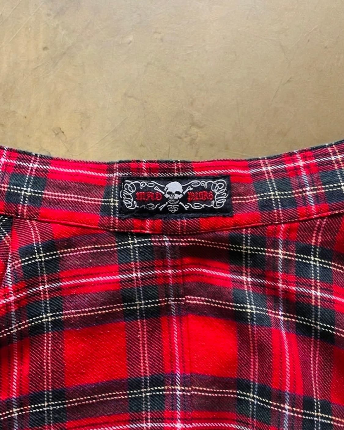 00s Mad Punks Tartan Check Chain Shirt 상품이미지9