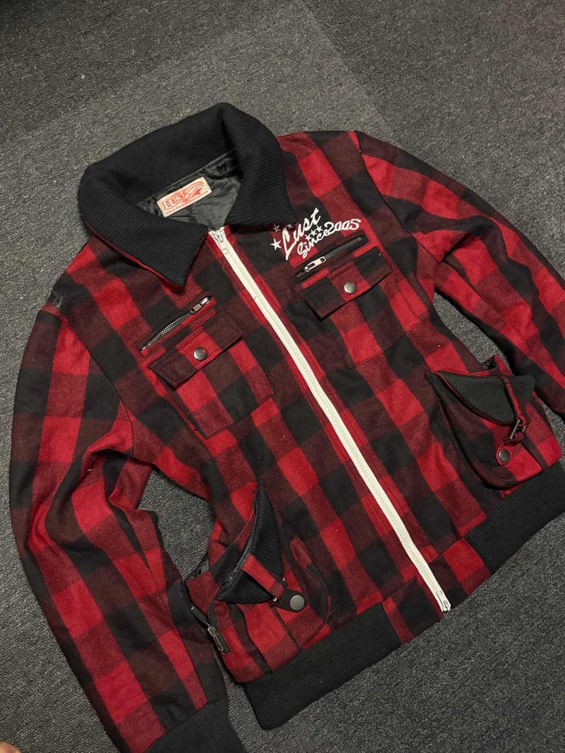 Rock & Punk red tartan check jacket 상품이미지2