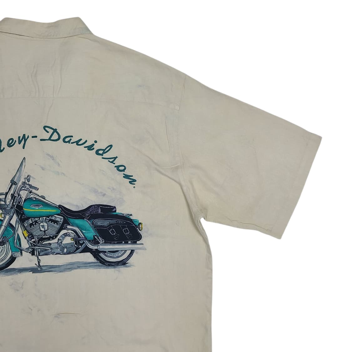 Harley Davidson X Tori Richard 하와이안 실크셔츠 상품이미지9