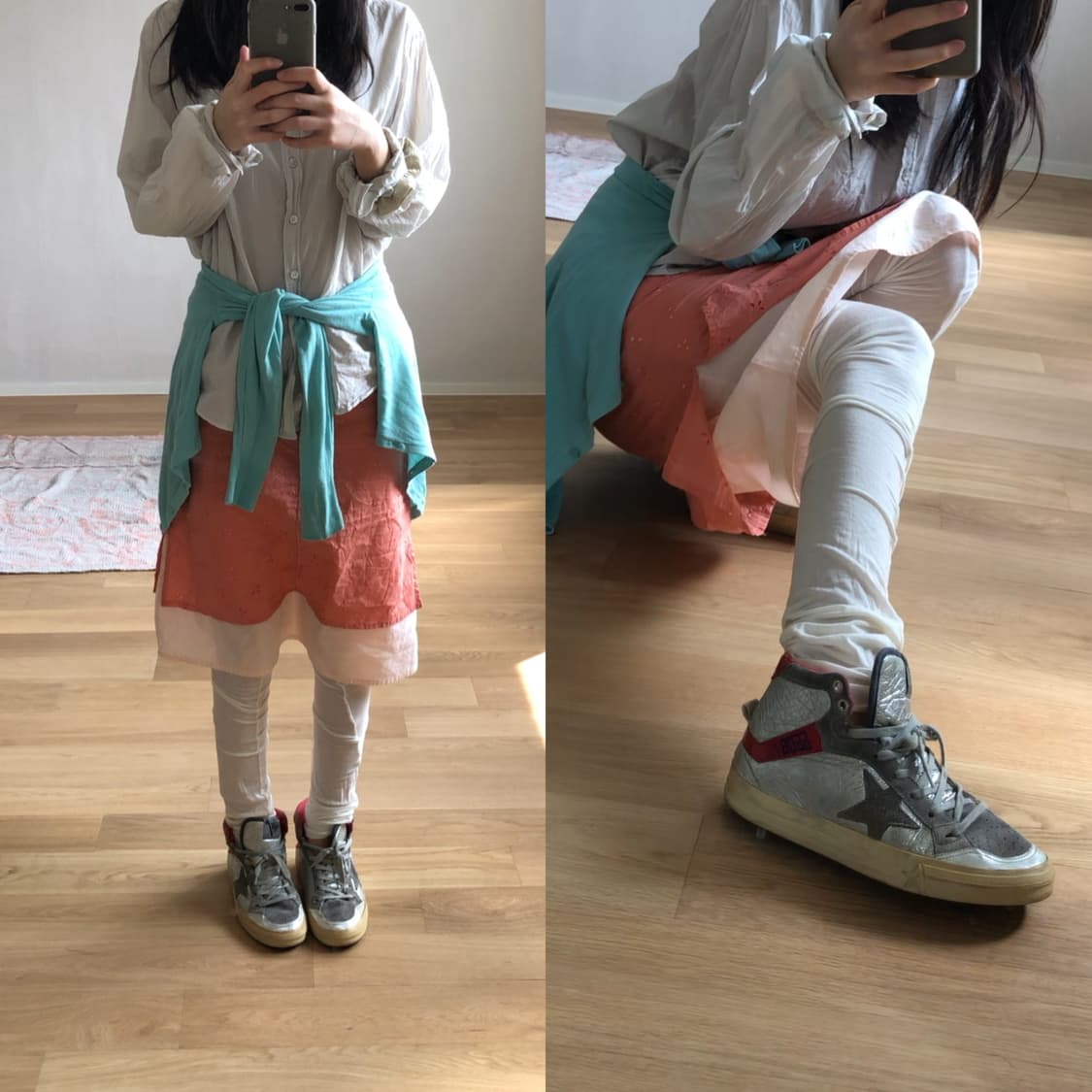 [직수입] 빈티지 kookai 스커트와 티셔츠 세트 상품이미지5