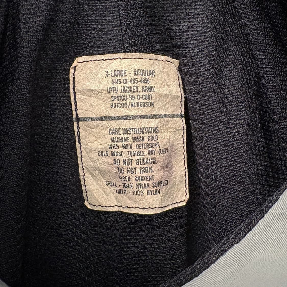 오리지널 U.S ARMY 90s IPFU 1세대 스카치 바람막이 N553 상품이미지8