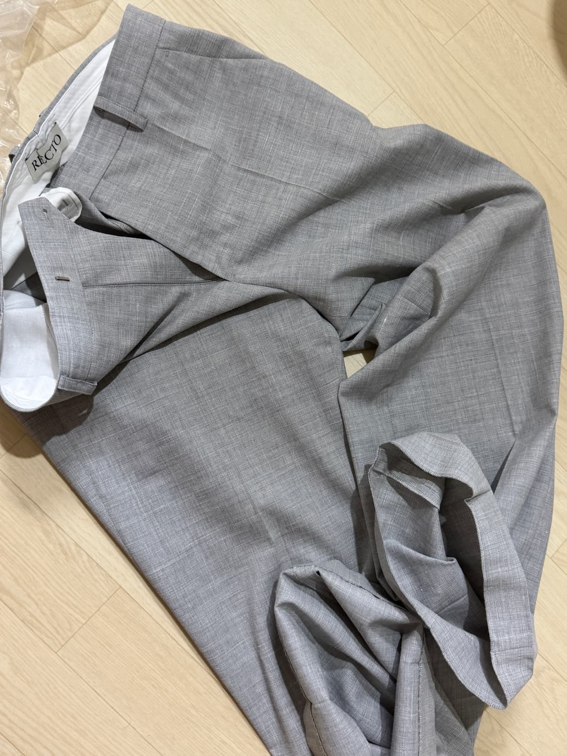 렉토 24SS 발레리오 스트레이트핏 팬츠 상품이미지1