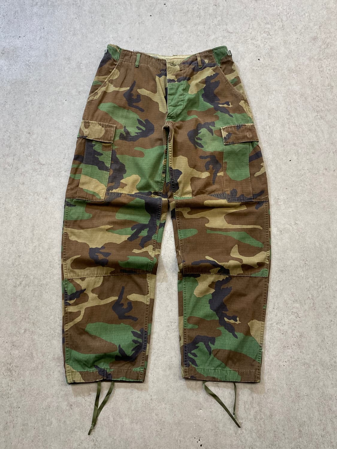 [S] 90s U.S.ARMY 미군 우드랜드 BDU 카고팬츠 상품이미지1
