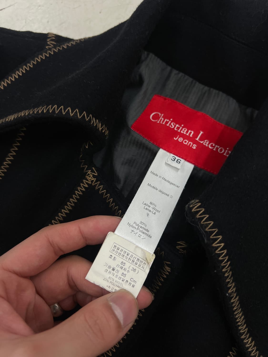 2006 크리스찬 라크르와 르네상스 자켓 상품이미지3