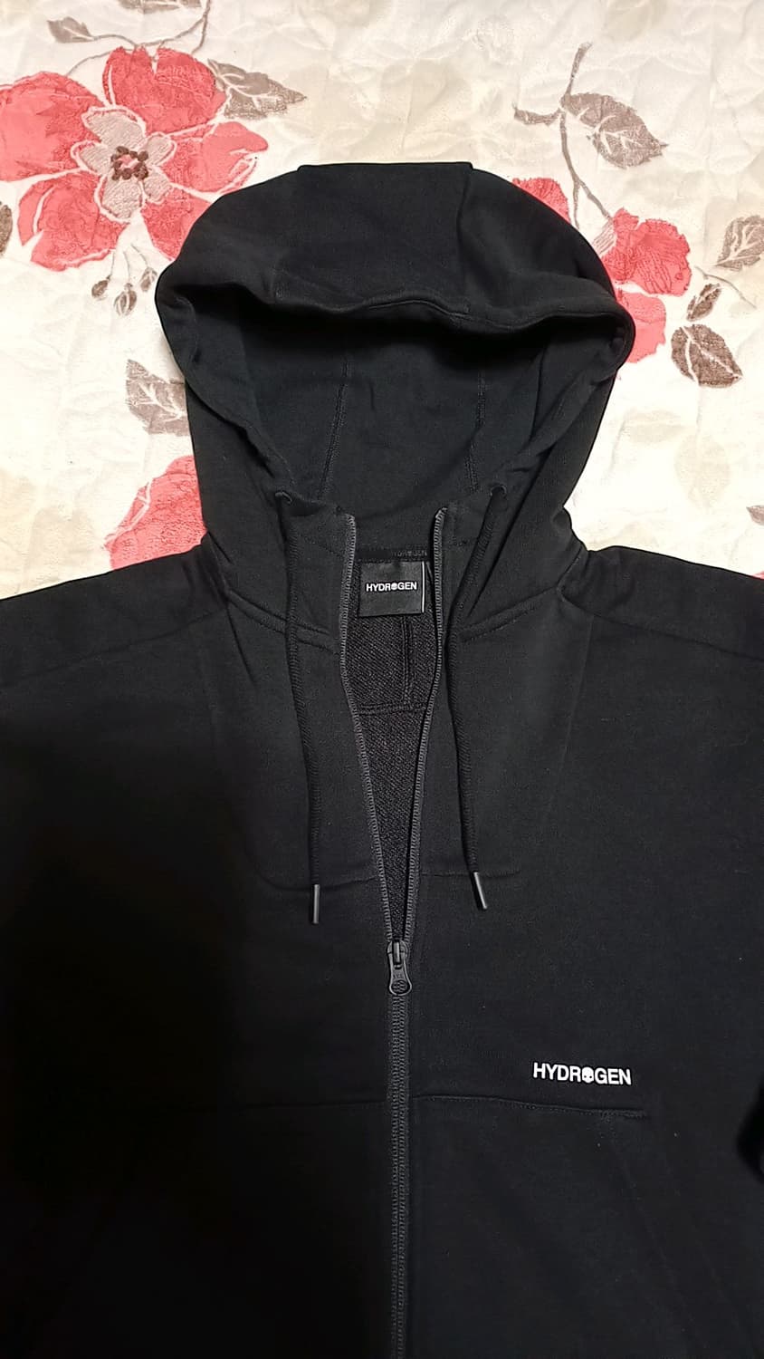 하이드로겐 크롭후드집업 90 여성66 가슴51 기장52 상품이미지5