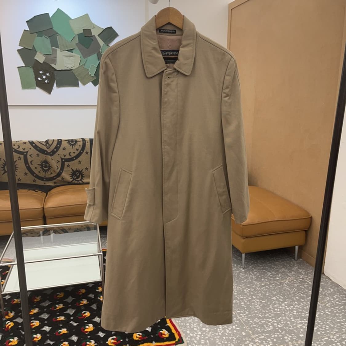 입생로랑 모던시크 캐주얼 트렌치 코트 46 C08041 상품이미지3