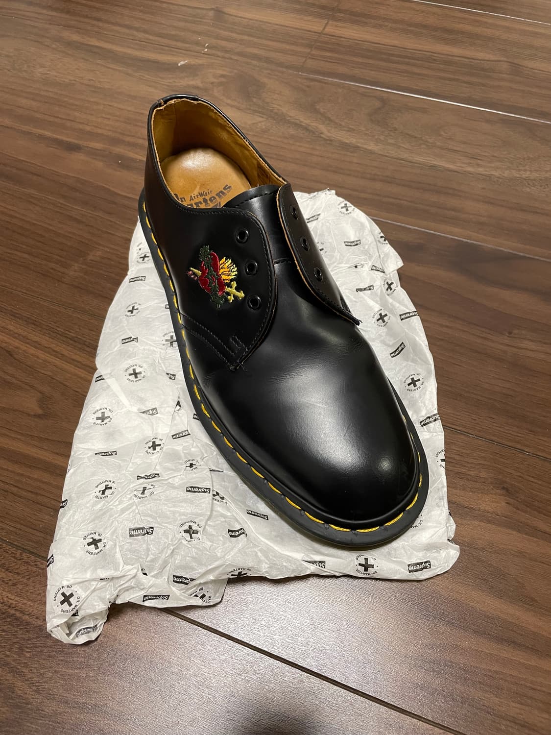 닥터마틴 x 슈프림 1461 빈티지 블랙 상품이미지1