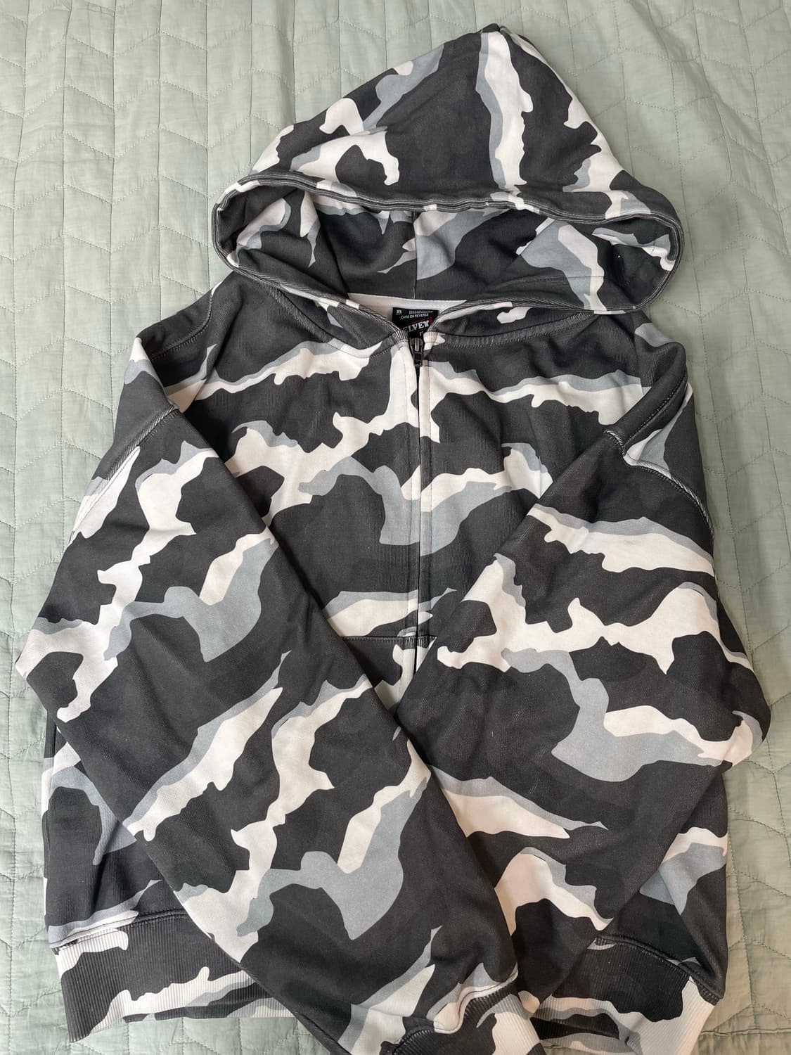 Belvet 카모 후드 M 상품이미지3