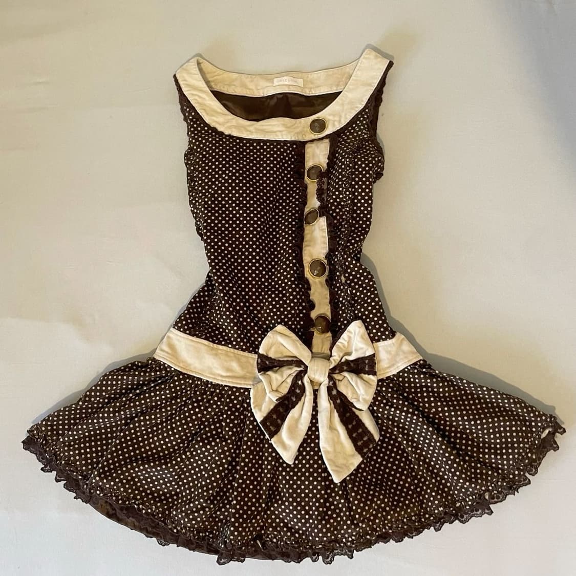 리즈리사 라떼갸루 원피스케이프판초코트아가일니트 상품이미지1