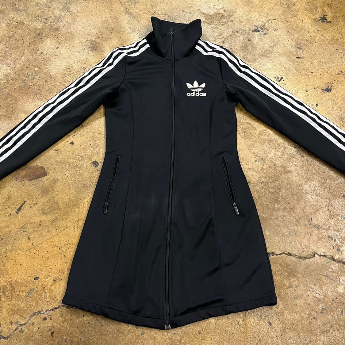 [정품/90] 아디다스 유로파 트랙탑 져지 원피스 블랙 b14 상품이미지3