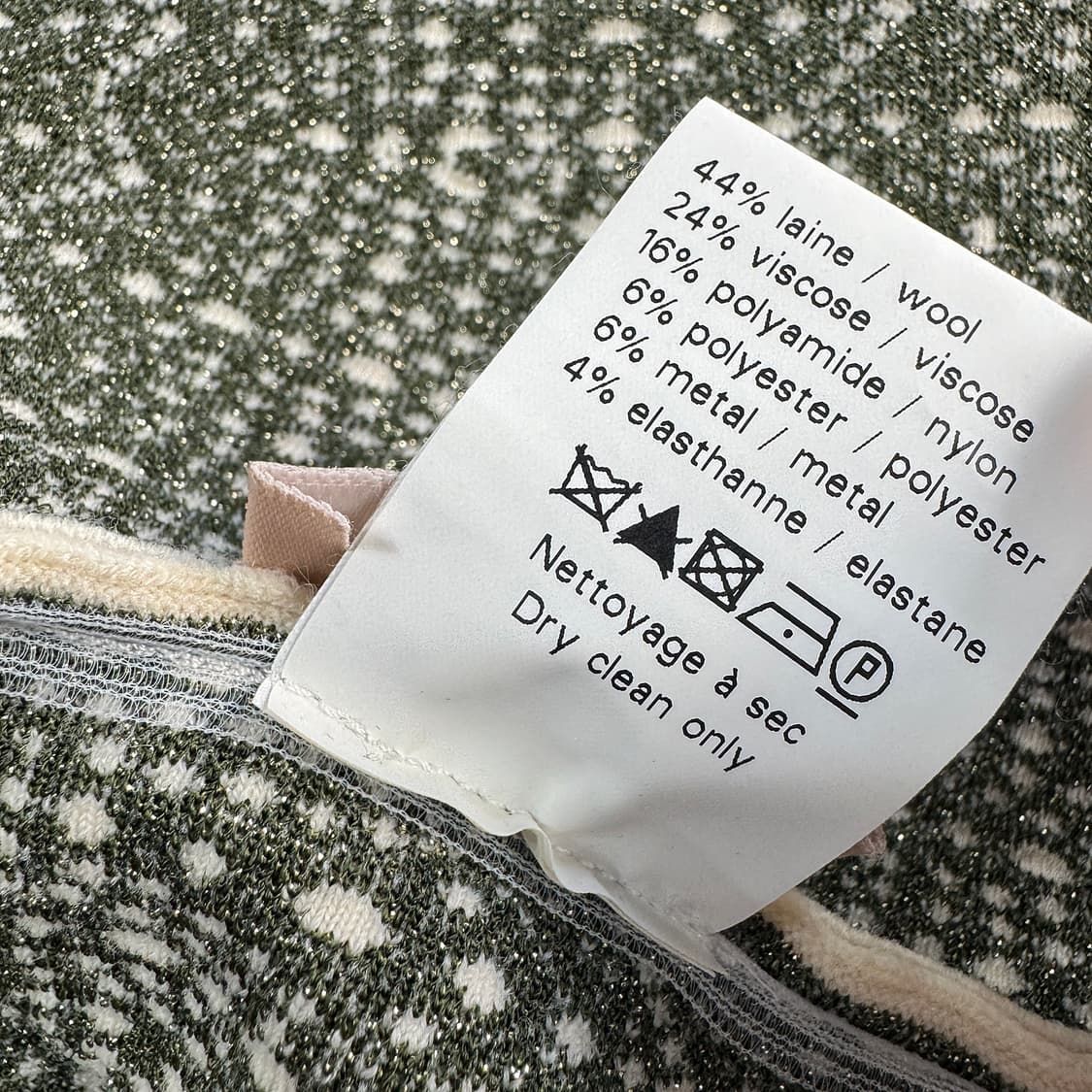 알라이아 스캘럽 울 니트 원피스 상품이미지4