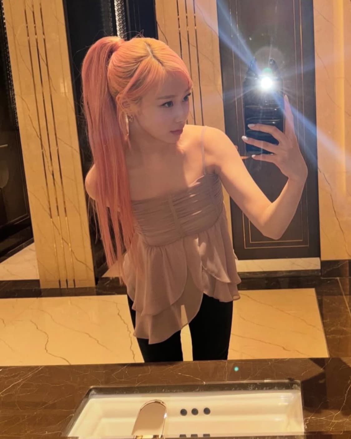 Angelnumber555 튤립 슬리브리스 상품이미지4