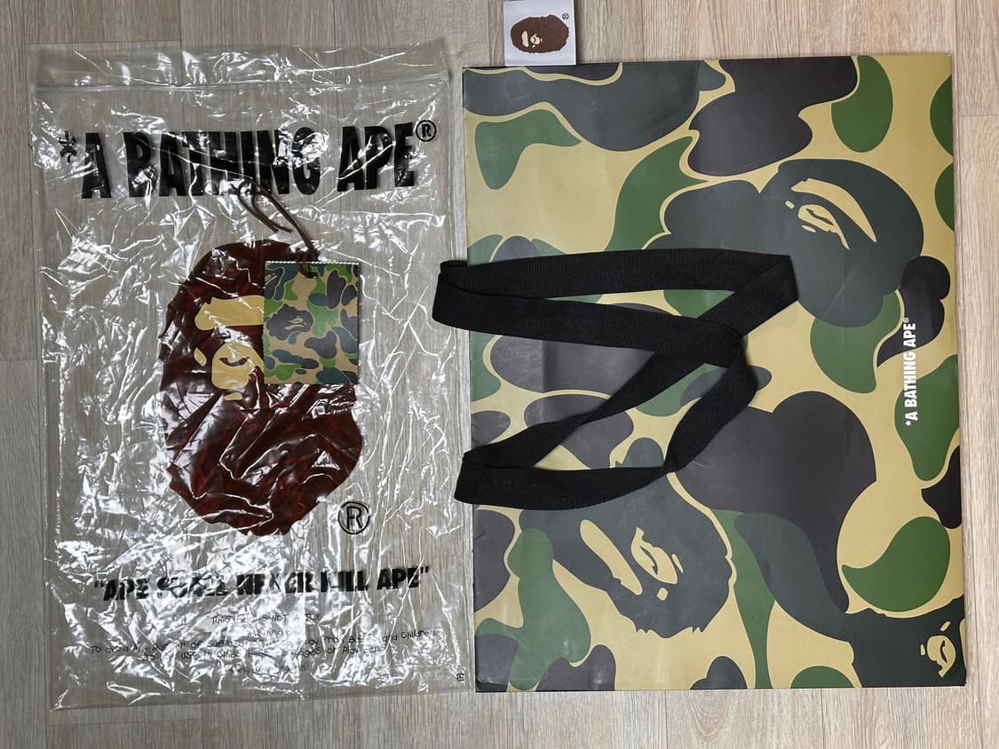 베이프 ABC 카모 타이거 풀 집 후드 아미 그린 상품이미지10