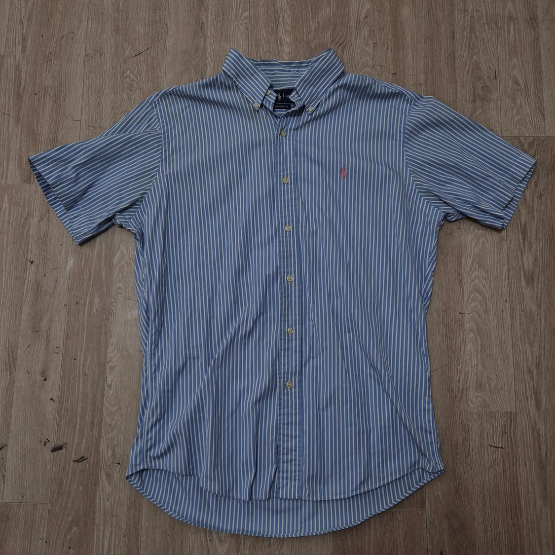 폴로 랄프로렌 스몰포니 스트라이프 반팔 셔츠 L(100) 상품이미지1