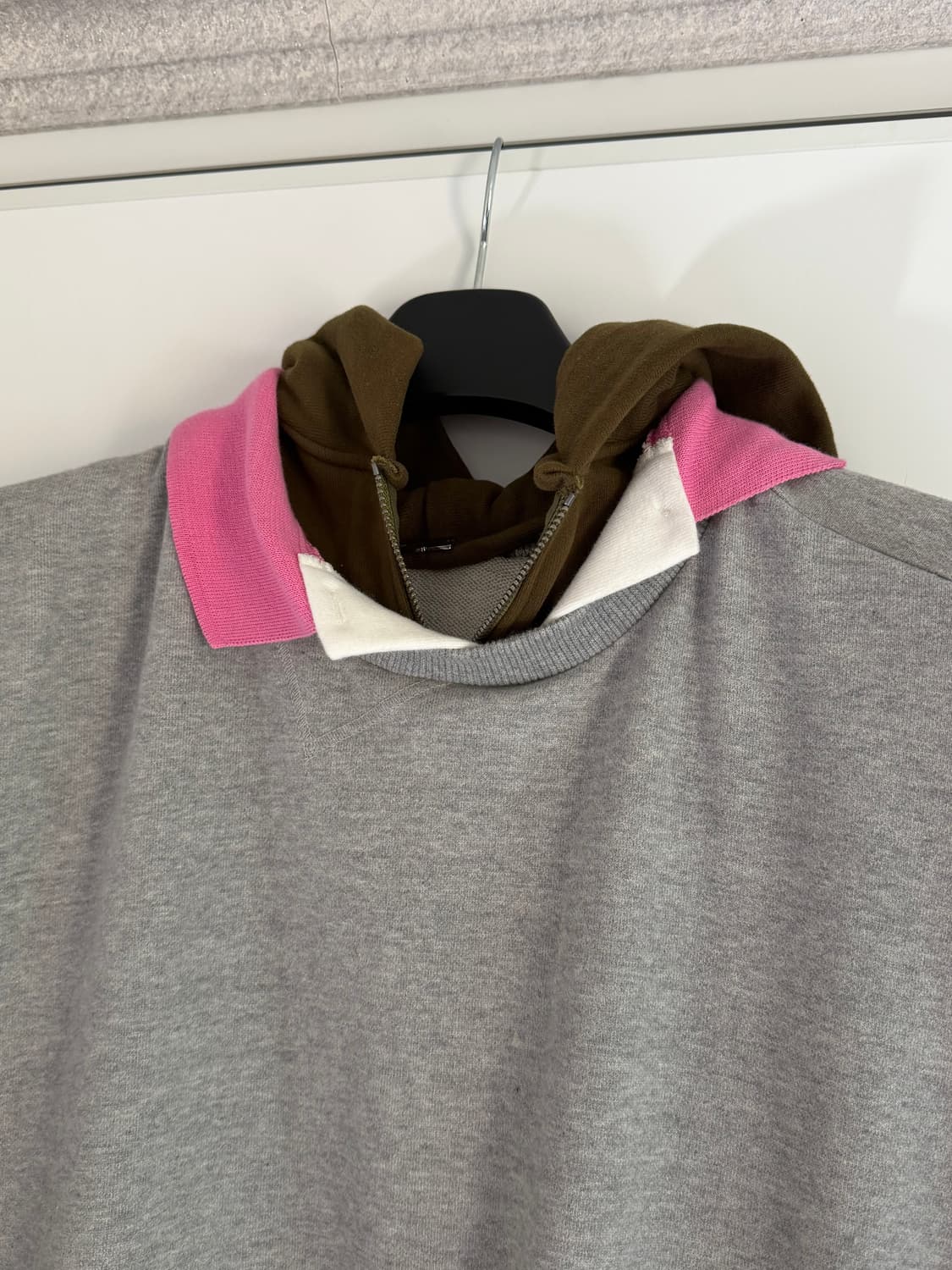 [M] 어거스트바론 트리플후드 그레이 augustbarron 상품이미지4