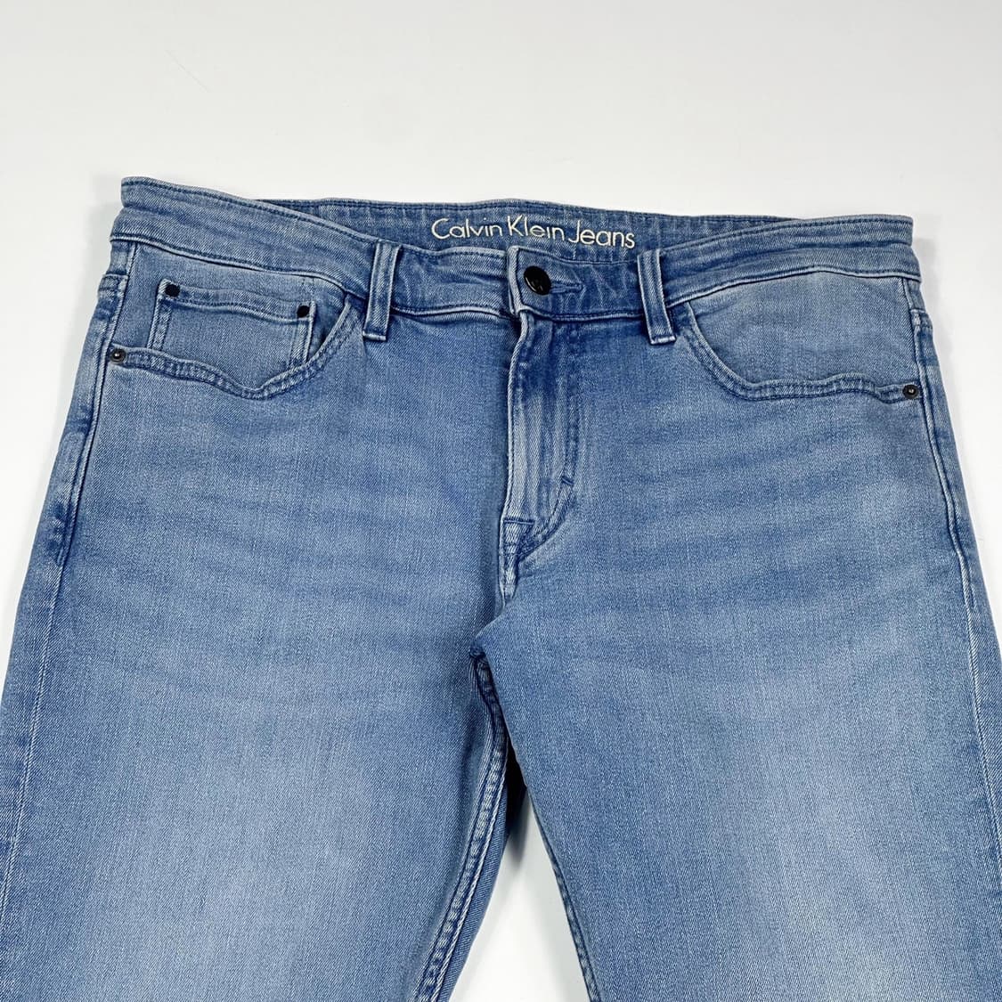 캘빈클라인 CK 연청 슬림 데님 팬츠 (32인치) 상품이미지4