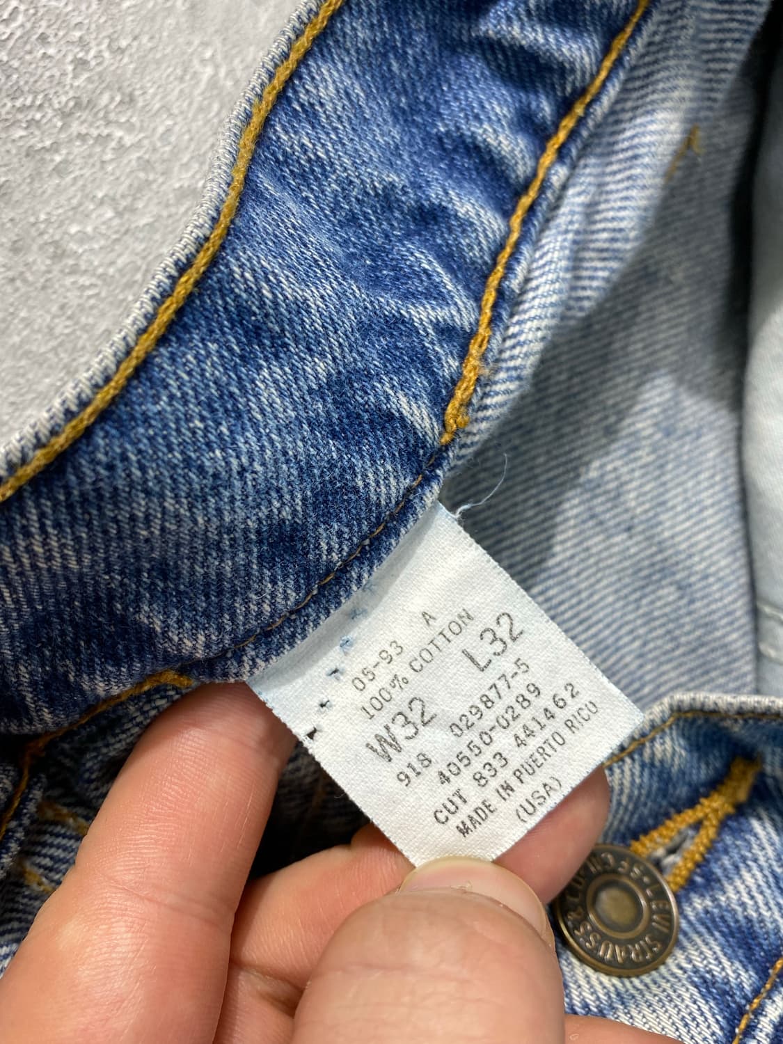[30-31] 90s Levi's 550 리바이스 오렌지탭 컷오프 쇼츠 상품이미지8