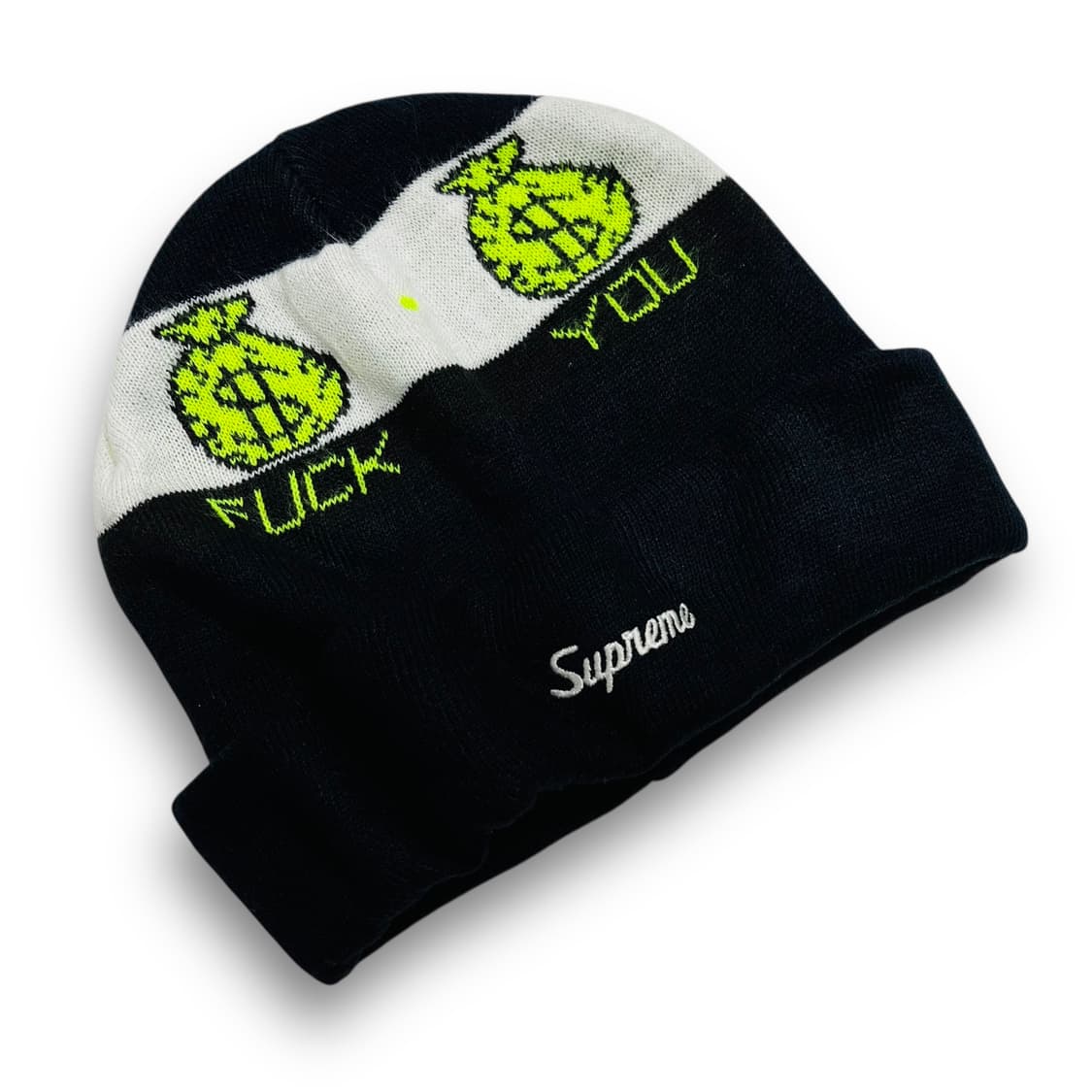슈프림 Fxck You 머니 로고 비니 상품이미지2