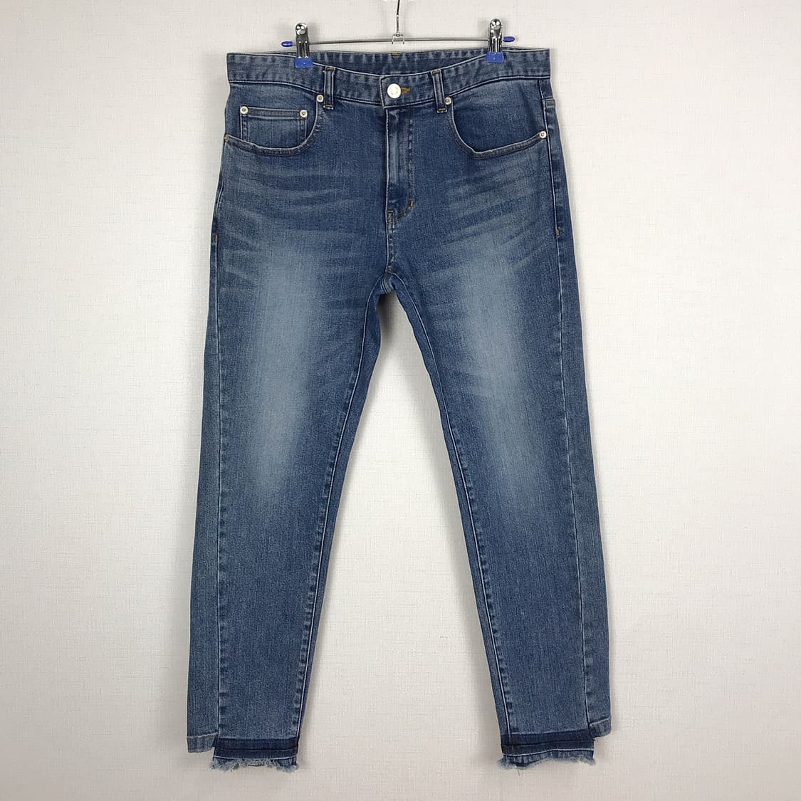 시스템 옴므 밑단 컷팅 청바지 데님 팬츠 남성82 상품이미지1