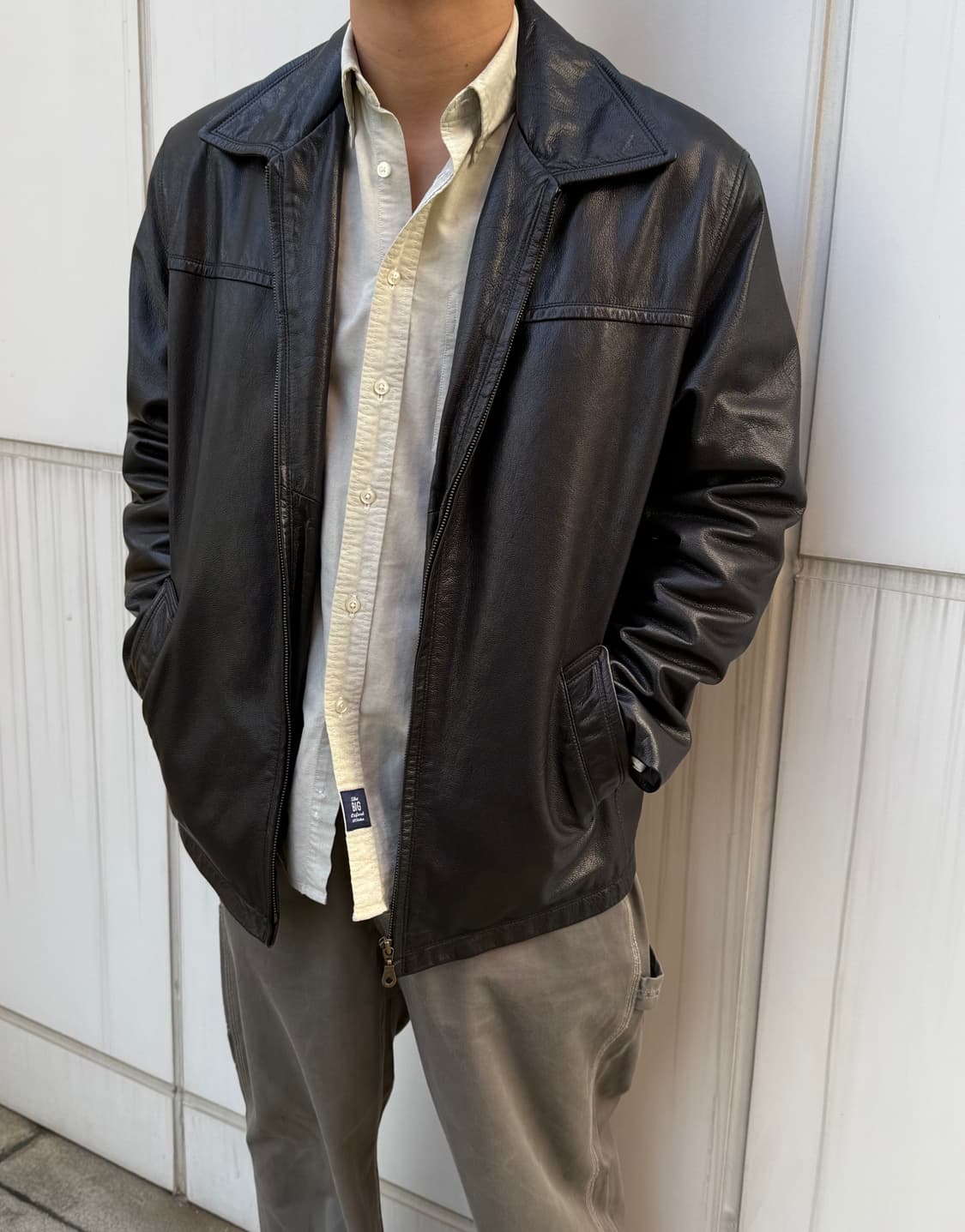 90s Old GAP Leather 상품이미지5