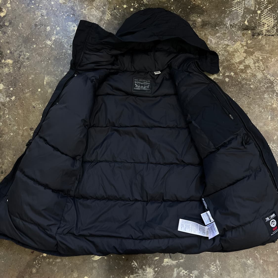 M) 리바이스 덕다운 패딩점퍼 오리털 파카 봄버자켓 아메카지 워크웨어 상품이미지10