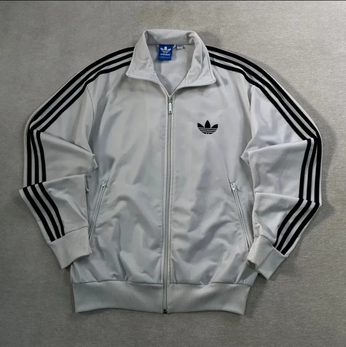 아디다스 파이어버드 흰검 트랙탑 져지 L 상품이미지1