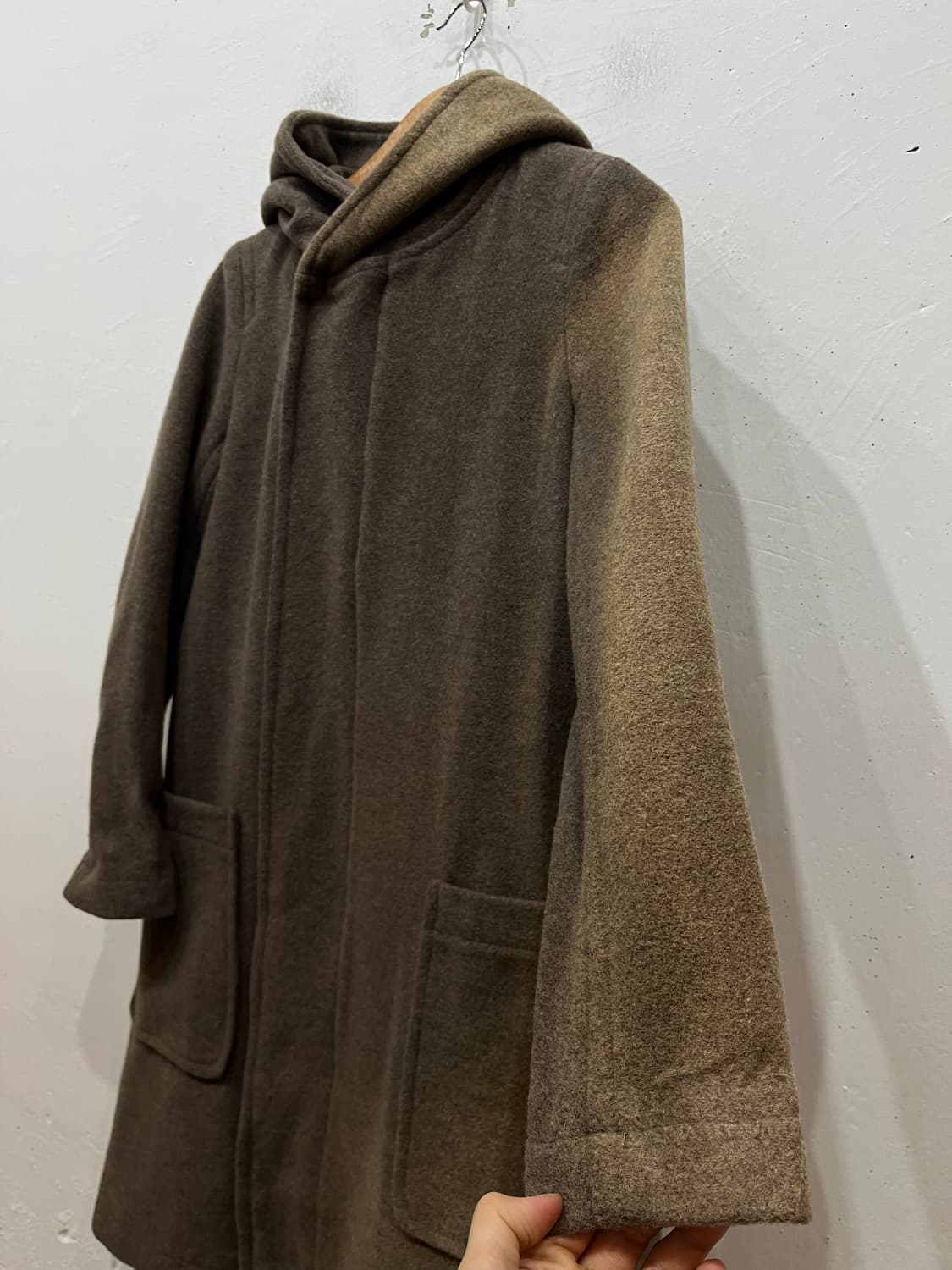 ZUCCA 주카 울 후디 코트 우먼즈 S 상품이미지2