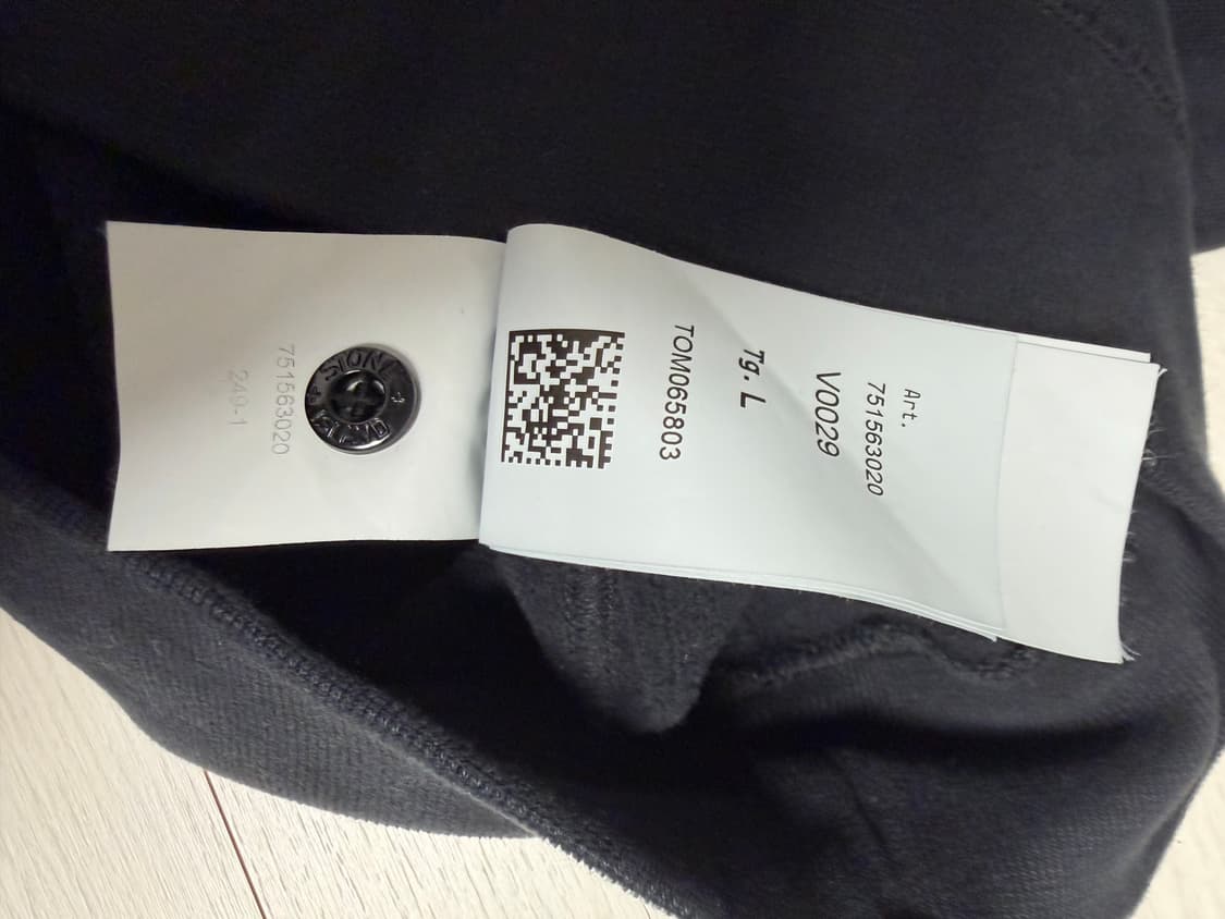 스톤아일랜드 로고와펜 맨투맨 라지 731563020 상품이미지3