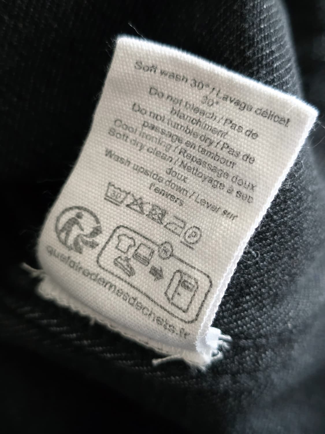 LEMAIRE 르메르 4 포켓 블랙 데님 블루종 재킷 M 미사용  상품이미지6