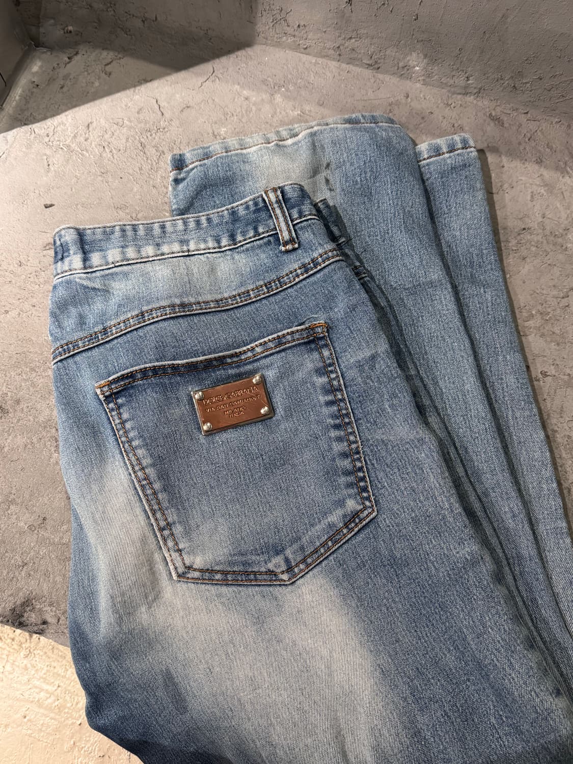 돌체앤가바나 워싱 데님팬츠  상품이미지1