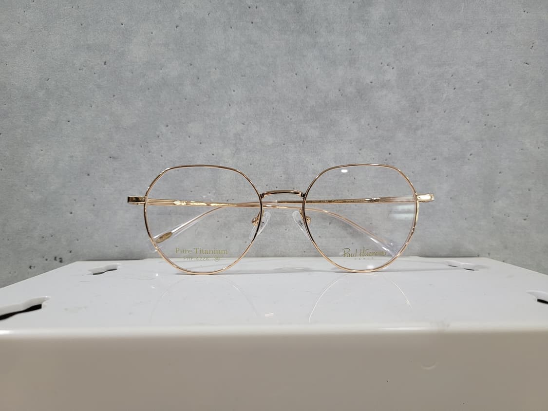 폴휴먼안경(PHF422A 골드육각)퓨어티탄초경량 상품이미지10