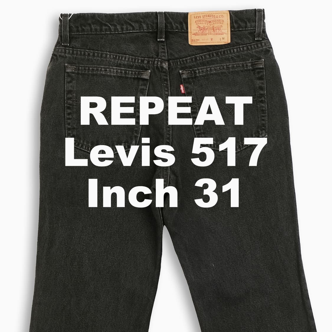 빈티지 리바이스 517 흑청 블랙진 90s USA 31 LV5173289 상품이미지1