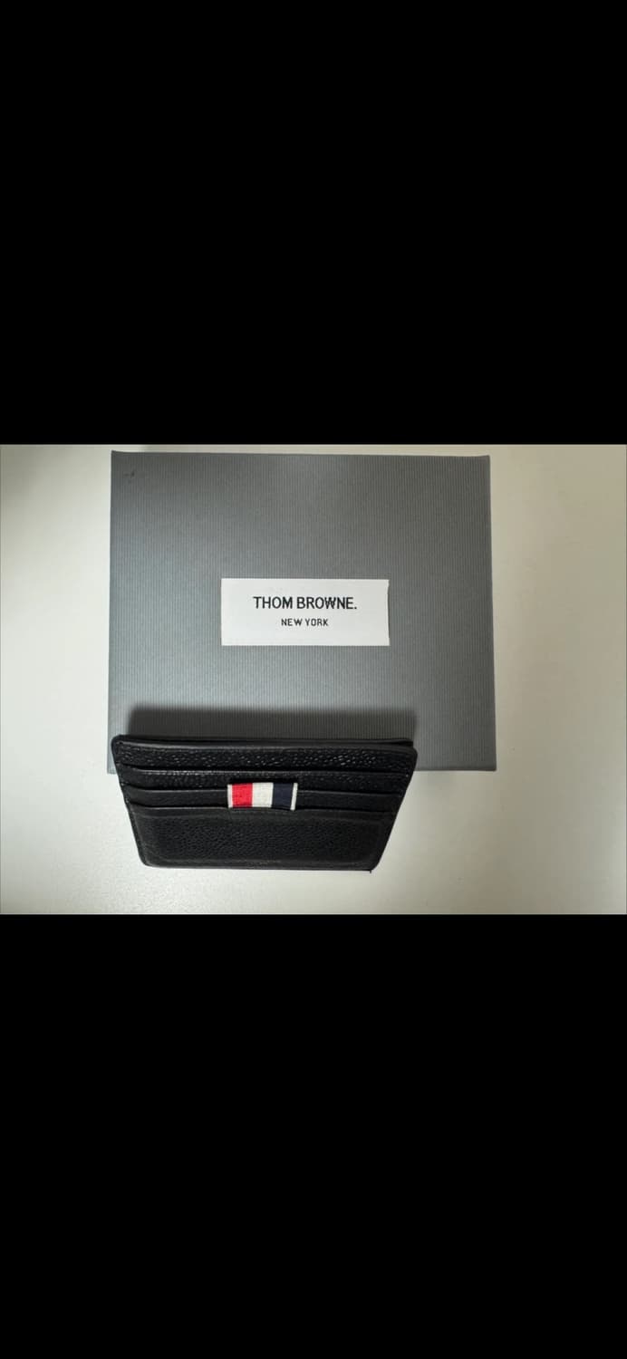 톰브라운 카드지갑 블랙 상품이미지3