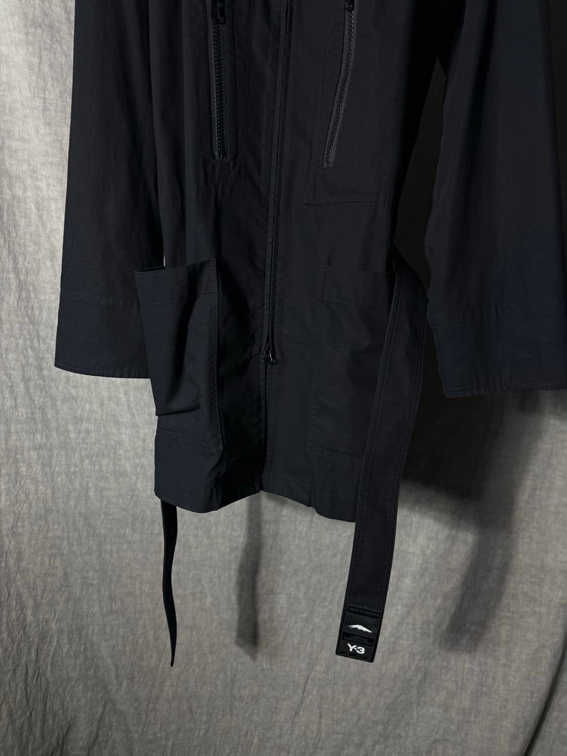 Y-3 Utility Belted Zip-Up Jacket / Coat 상품이미지4