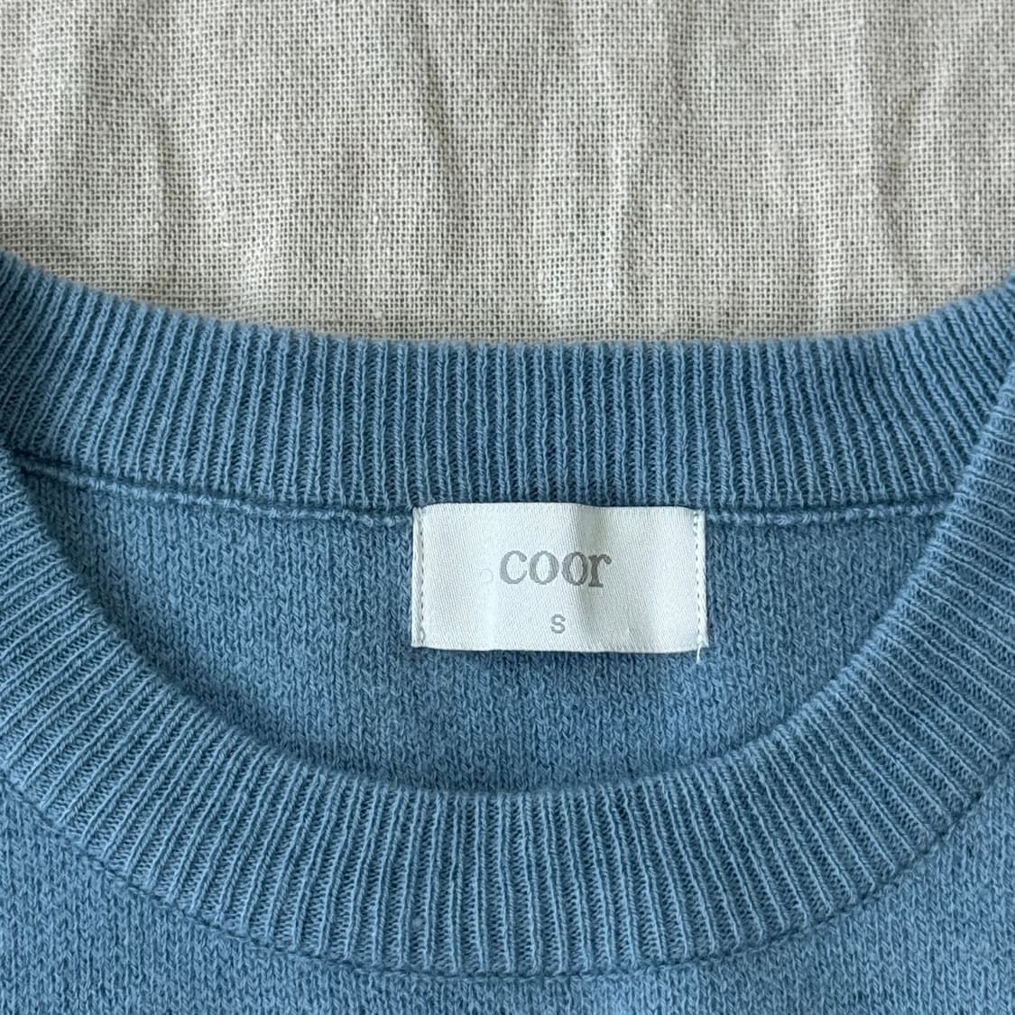 쿠어 캐시미어 소라 니트 S 상품이미지4