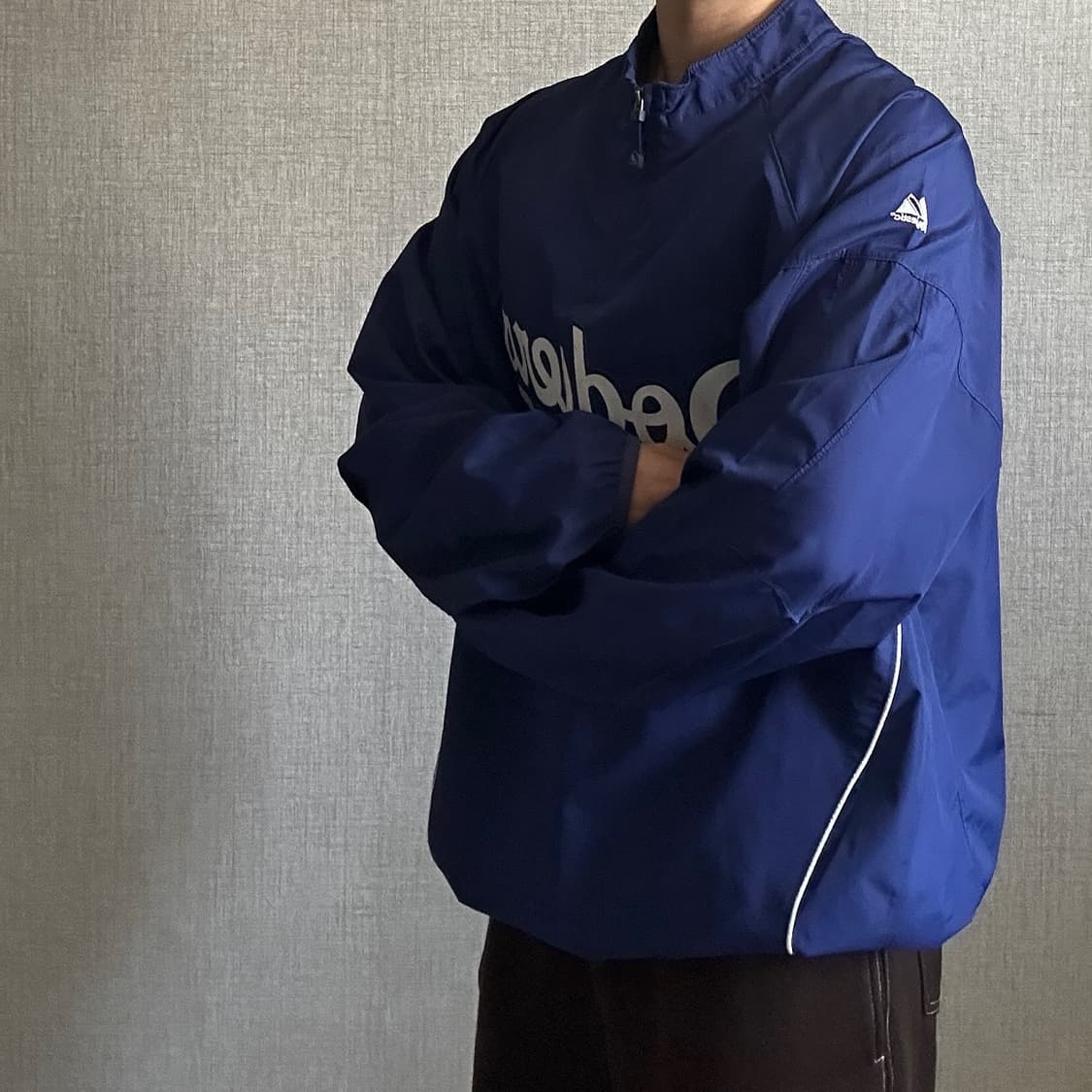 Majestic LADodgers Authentic Windbreaker 상품이미지4