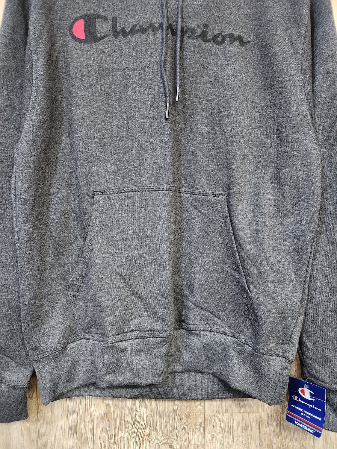 1005) 챔피온 로고 기모 후드티 (새상품) 상품이미지4