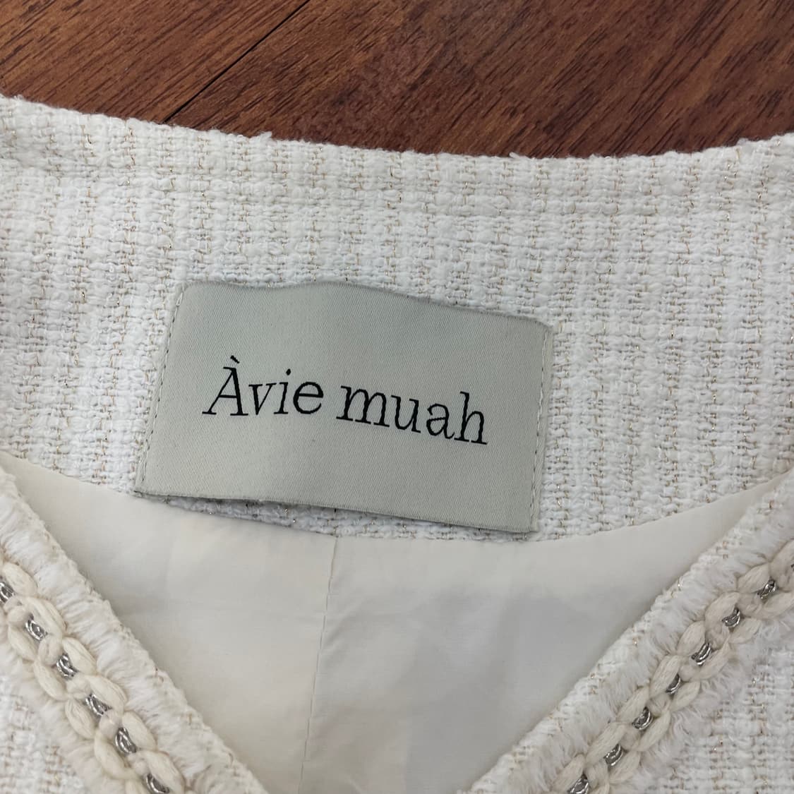 아비에무아 강민경 트위드 자켓 상품이미지3