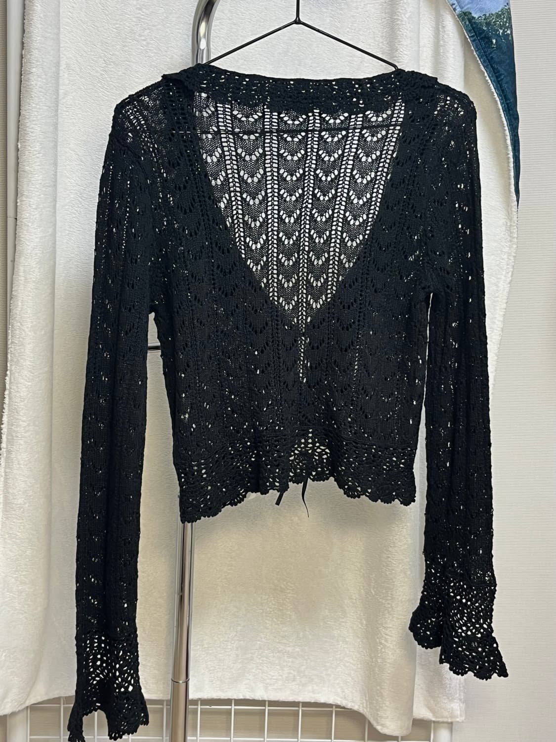 빈티지 크로쉐 볼레로 가디건 상품이미지5