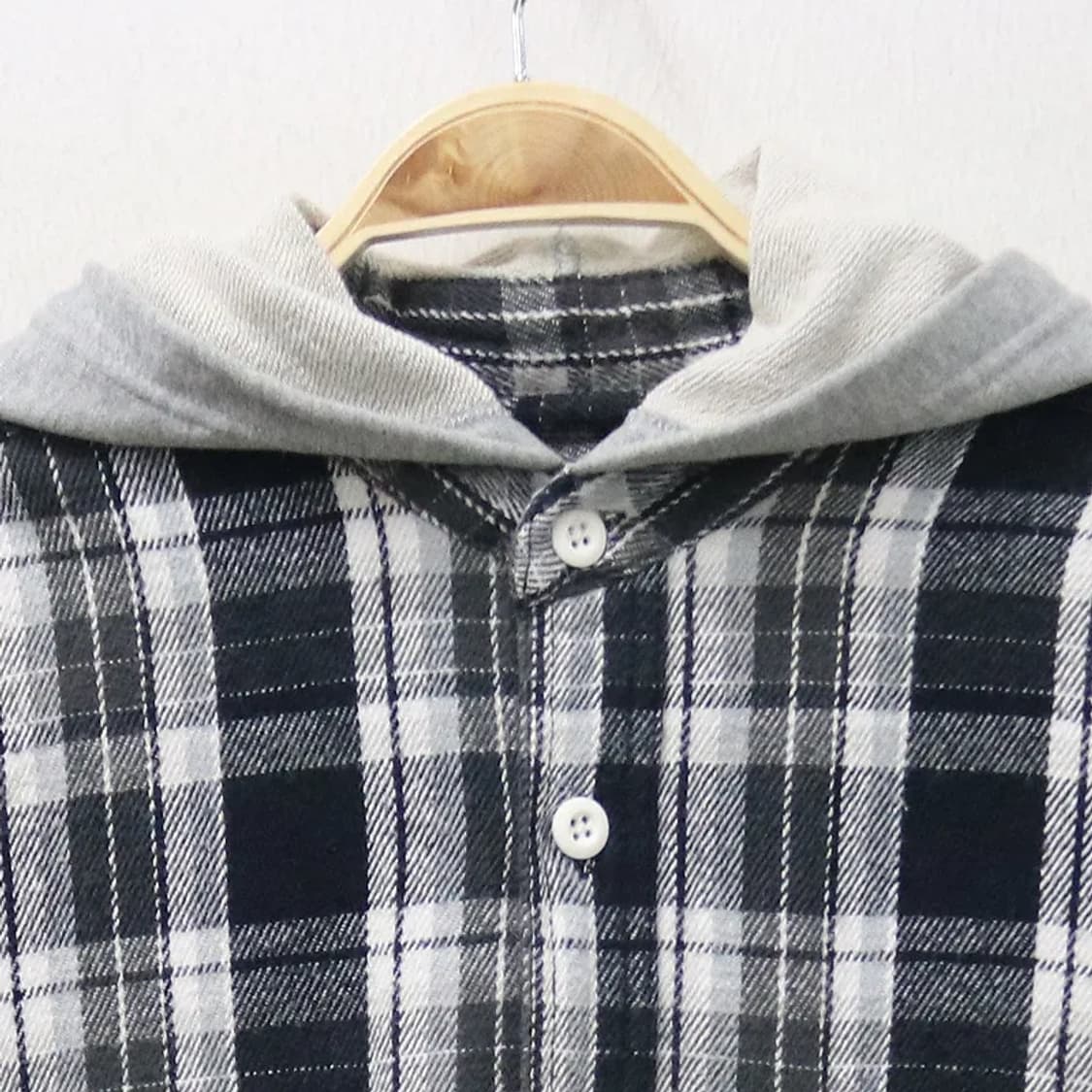 에드윈 체크 후드셔츠 61498 상품이미지3