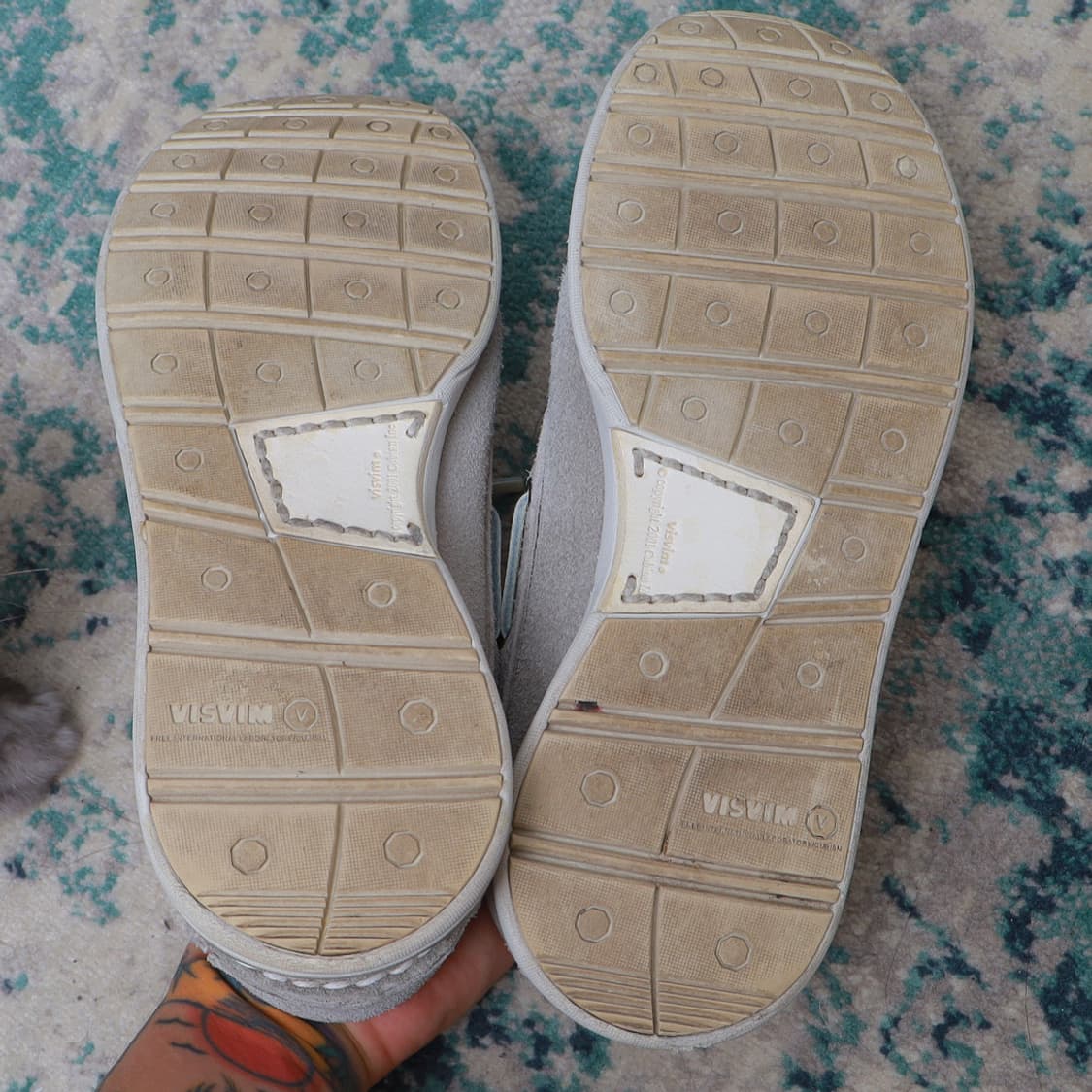 Visvim 비즈빔 호크니 포크 스웨이드 보트 슈즈 260 상품이미지8