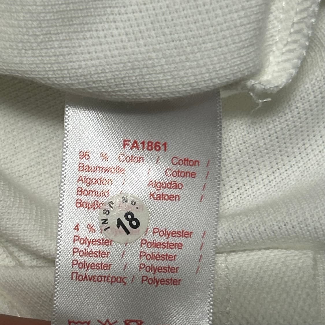 🫶🏻 라코스테 화이트 카라 반팔티 🫶🏻 상품이미지6
