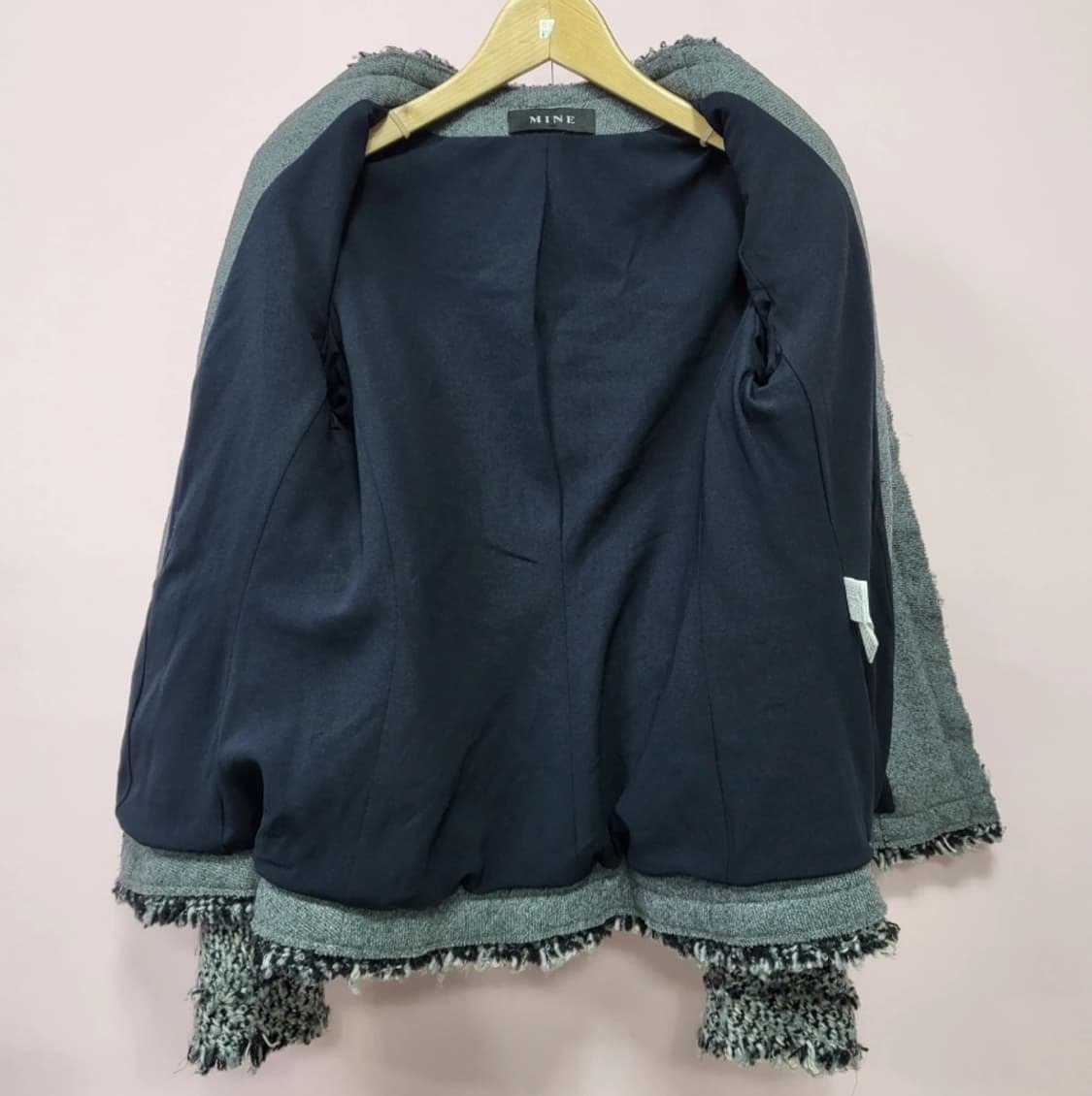 MINE 마인 트위드 자켓 ~44반 상품이미지4